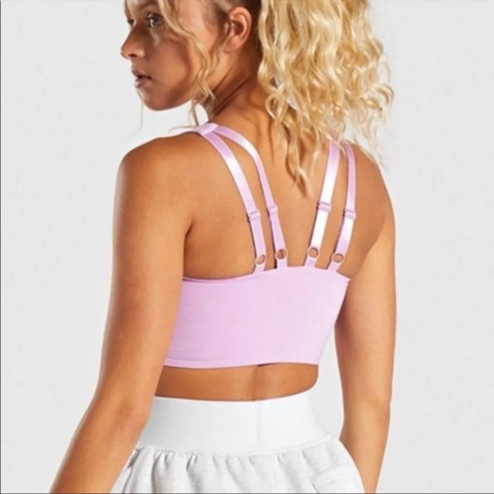 Gymshark- Rare Lavender Legacy Sports Bra - Small